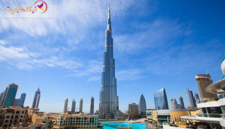 برج خلیفه یکی از تفریحات رایگان در دبی